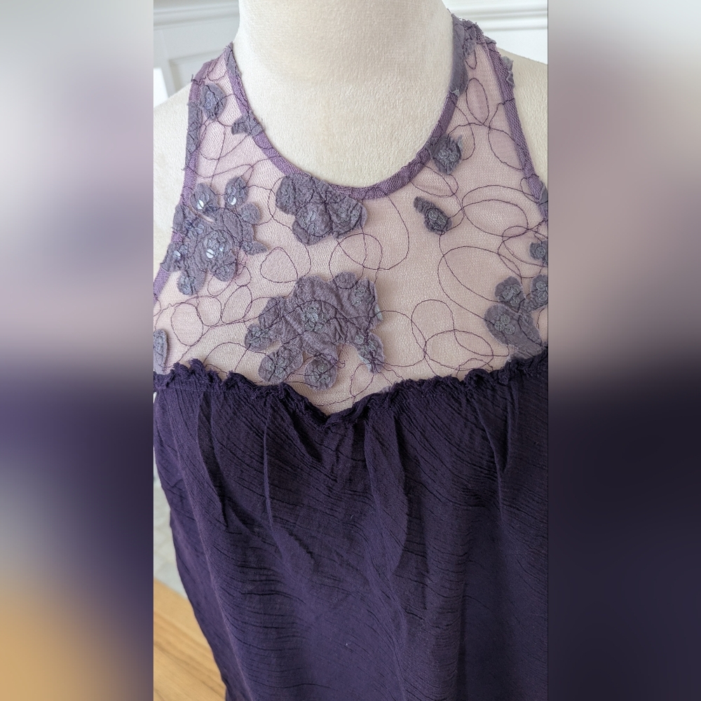 Free People Plum Top (as seen in "Pretty Little Liars" on Jenna Marshall - Picture 2 of 10